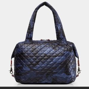 MZ Wallace Navy Blue Camo-Large Sutton-EXCELLENT CONDITION!!